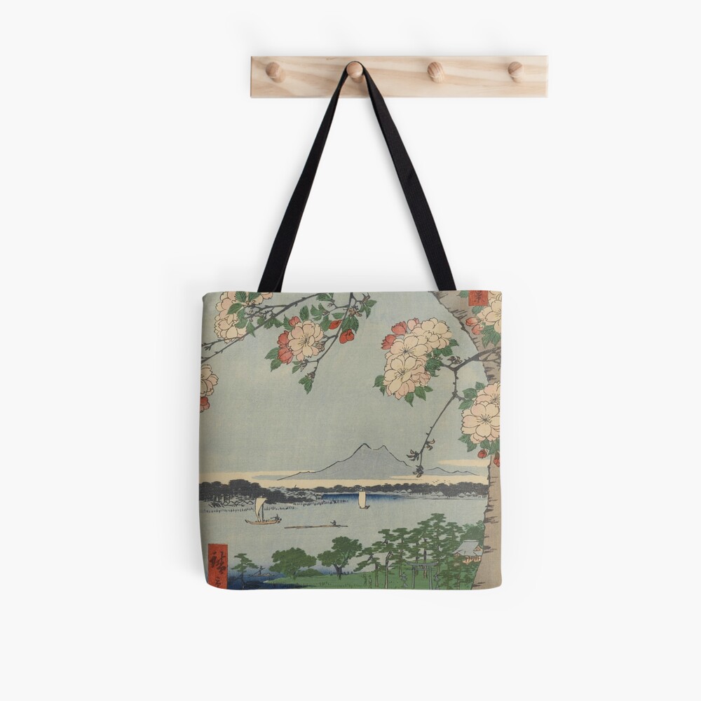 Oriental cherry blossom in spring 005 Tote Bag by Ori Artiste