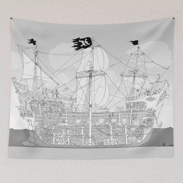 Item preview, Cats of a Spanish Galleon  designed and sold by Nat-Blasphemous.