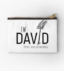 Ew David, There's Bug On Your Dress. Schitt's Creek's David Rose with a Pitch Fork in an Amish Field Zipper Pouch
