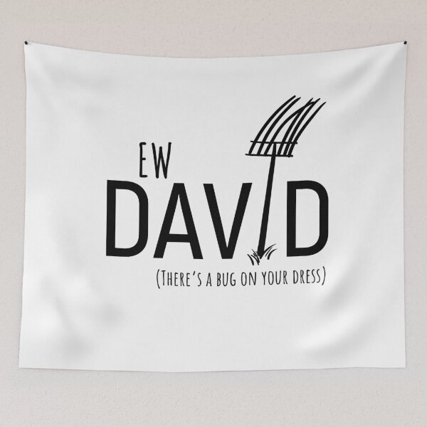 Item preview, Ew David, There's Bug On Your Dress. Schitt's Creek's David Rose with a Pitch Fork in an Amish Field designed and sold by The-Goods.