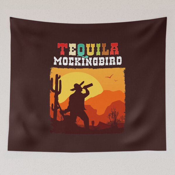 Item preview, Tequila Mockingbird Design Funny Cocktail Drinking Pun designed and sold by Maria Garcia.