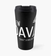 Ew David, There's Bug On Your Dress. Schitt's Creek's David Rose with a Pitch Fork in an Amish Field Travel Mug