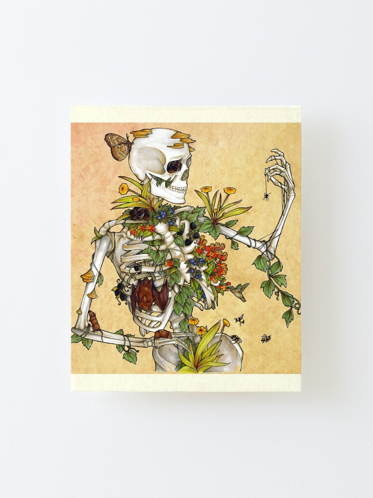 Alternate view of Bones and Botany Mounted Print