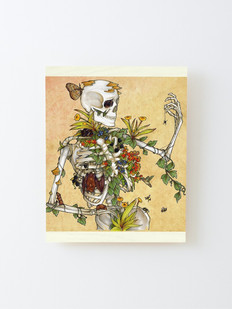 Alternate view of Bones and Botany Mounted Print