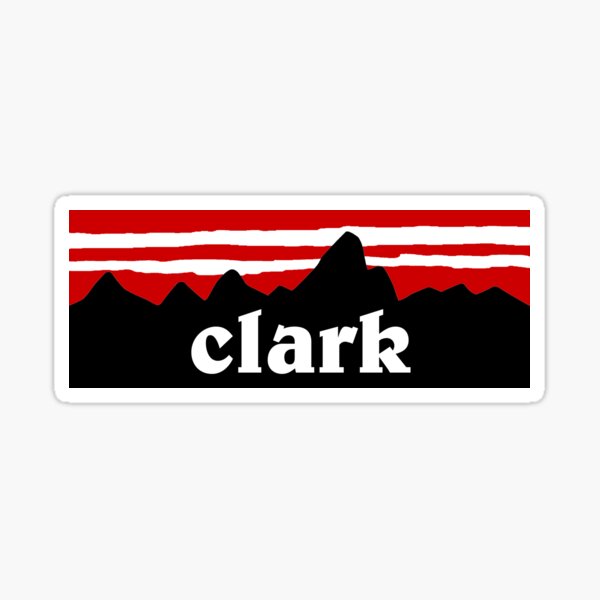 Clark University Sticker