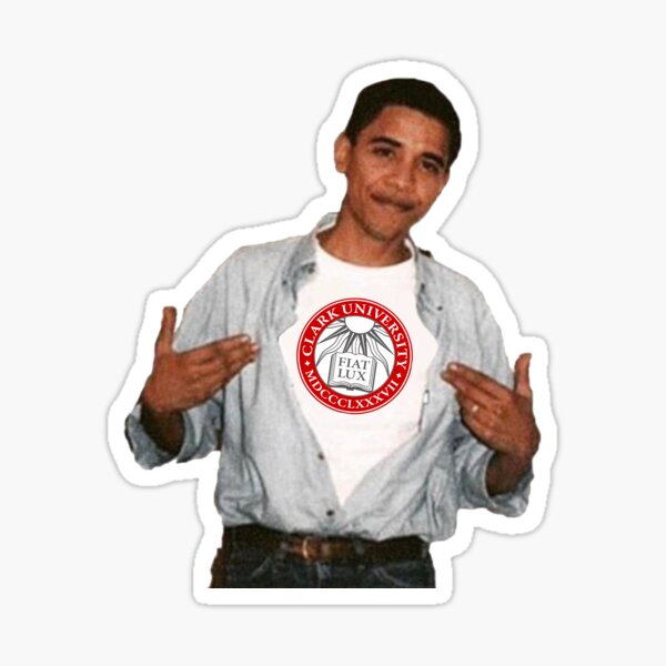 Clark University Obama Sticker