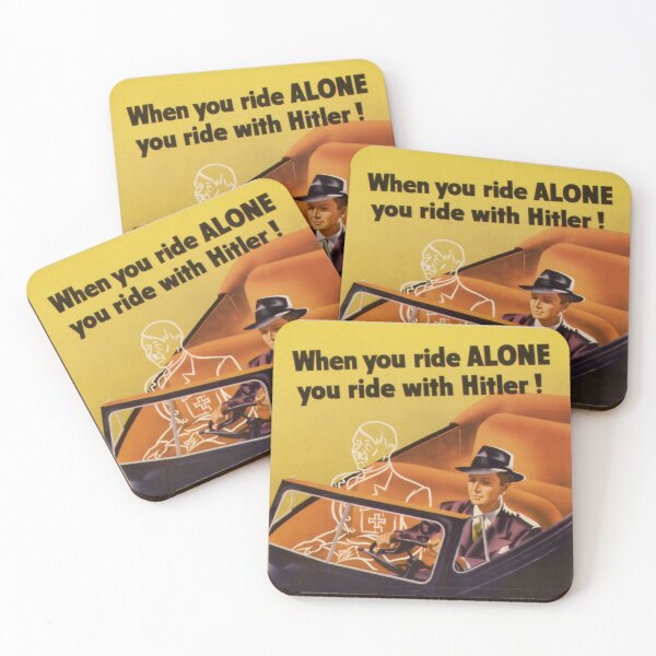 Item preview, When You Ride Alone You Ride With Hitler Poster designed and sold by RuneKnight Man.