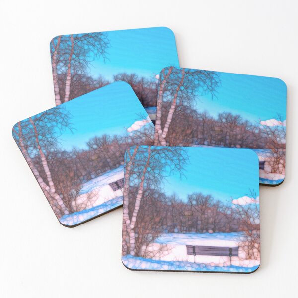 Item preview, Winter landscape tree designed and sold by Red Witch Art.