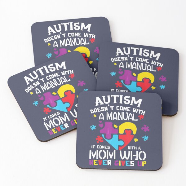 Item preview, Autism Awareness For Mom Who Never Give Up designed and sold by WoofzWoof.