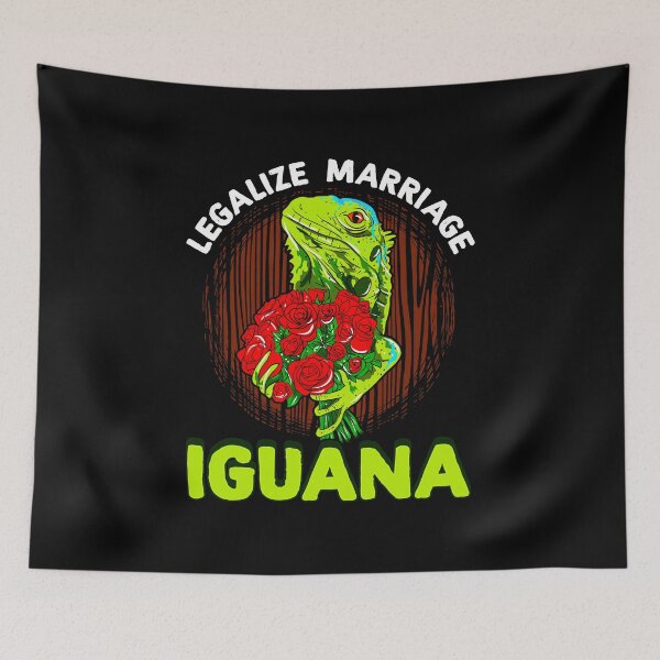 Item preview, Legalize Marriage Iguana  designed and sold by Maria Garcia.