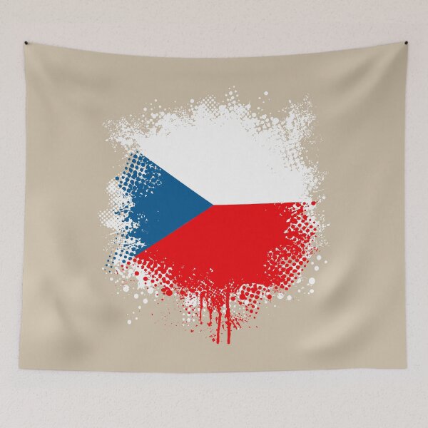 Item preview, Flag of Czech Republic - Splat designed and sold by pixelinga.