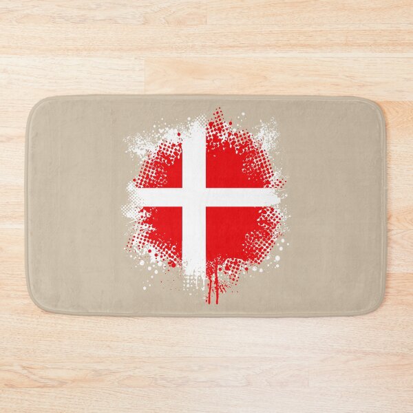 Item preview, Flag of Denmark - Splat designed and sold by pixelinga.