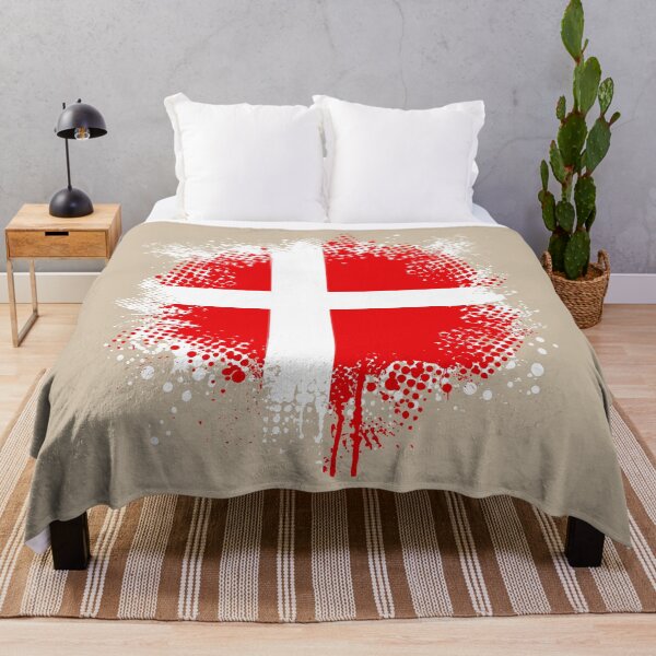 Item preview, Flag of Denmark - Splat designed and sold by pixelinga.