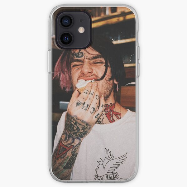 lil peep retrato estético Funda blanda para iPhone