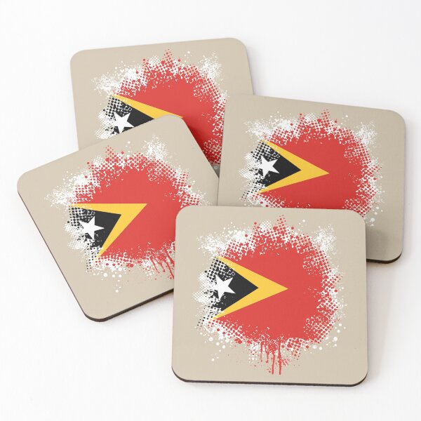 Item preview, Flag of East Timor - Splat designed and sold by pixelinga.