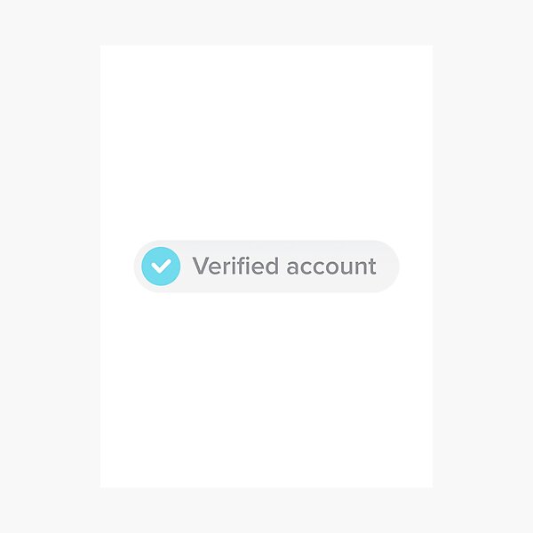 tiktok verified account Greeting Card for Sale by aspolaris17