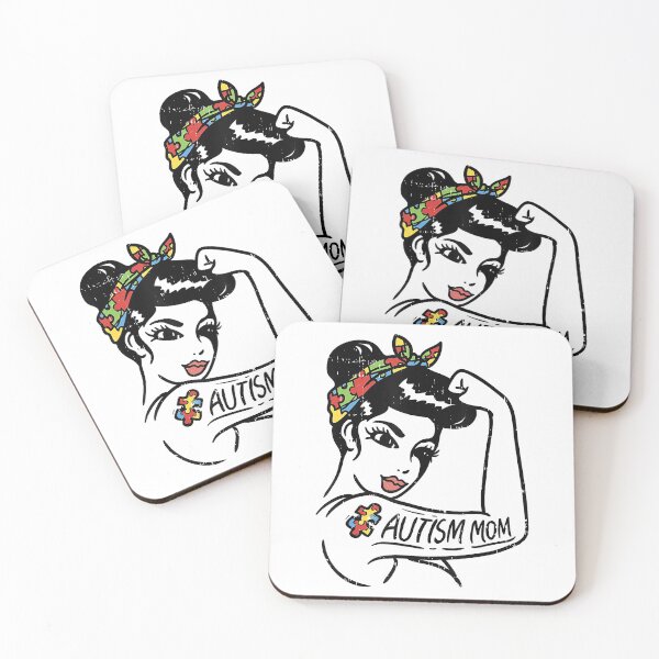 Item preview, Autism Mom Unbreakable Autistic Strong puzzle Piece designed and sold by WoofzWoof.
