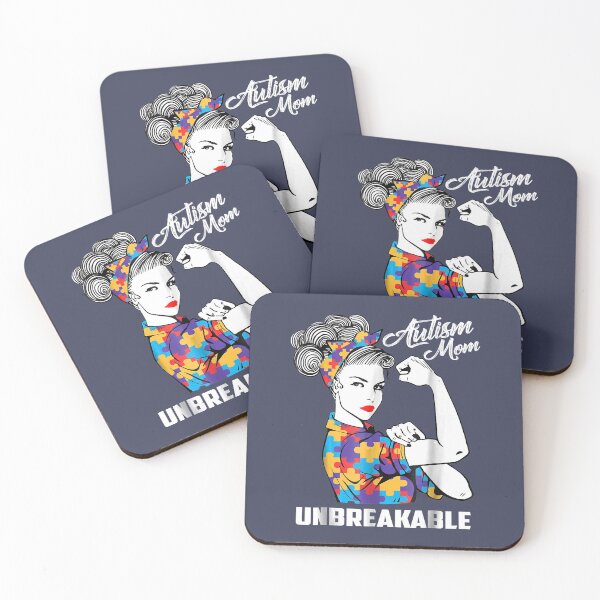 Item preview, Autism Mom Unbreakable Strong designed and sold by WoofzWoof.