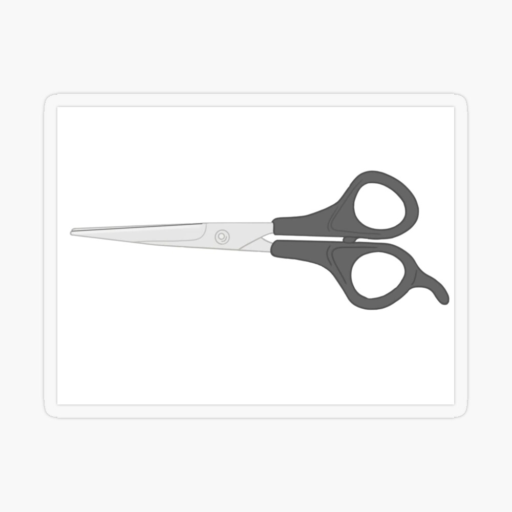 Scissors Crafts Sticker for Sale by CuddlesAndLearn