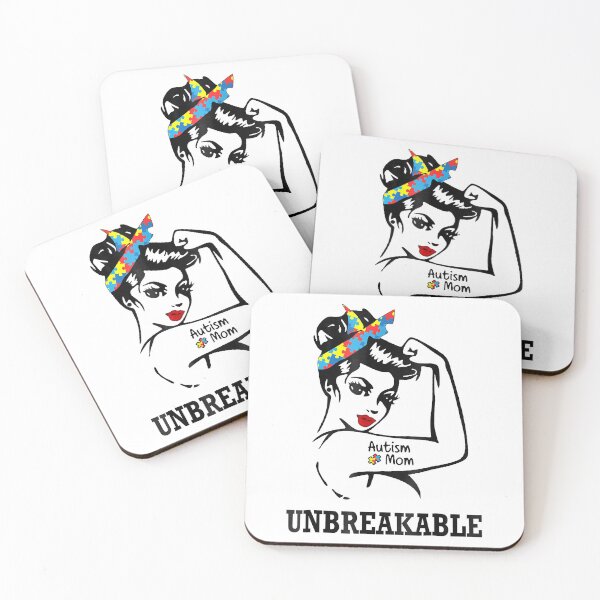 Item preview, Autism Mom Unbreakable Gift For Women designed and sold by WoofzWoof.