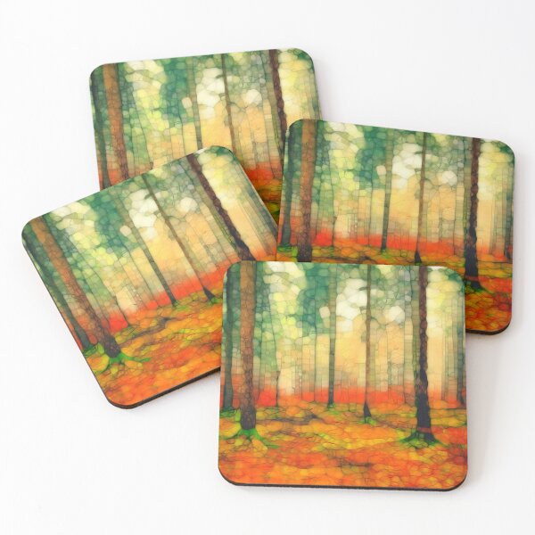 Item preview, Light in the autumn woods designed and sold by Red Witch Art.