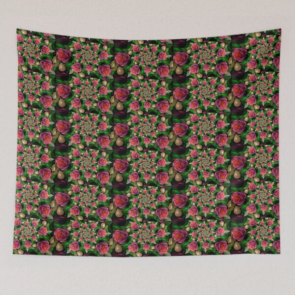 Item preview, Pink Roses and Teardrop Pearls designed and sold by wolfepaw.