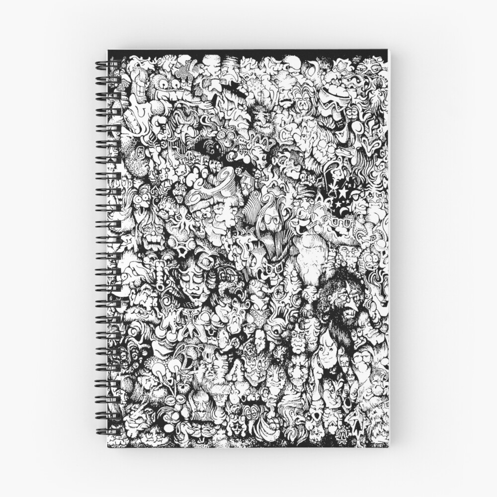 Item preview, Spiral Notebook designed and sold by BeardedFish13.
