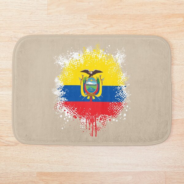 Aperçu de l'œuvre Flag of Ecuador - Splat créée et vendue par pixelinga.