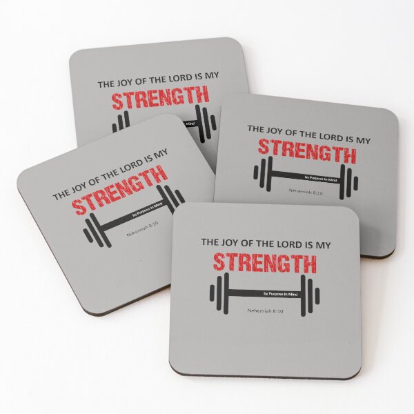Item preview, The Joy of the Lord is my STRENGTH - Black type designed and sold by purposeinmind.