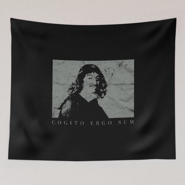 Item preview, Descartes Cogito Ergo Sum Philosophy Nietzsche Kant designed and sold by A-Fashion.
