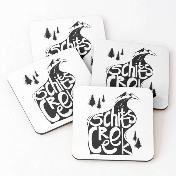 Item preview, Schitt's Creek hand lettering in Creek flowing from Mountains designed and sold by The-Goods.