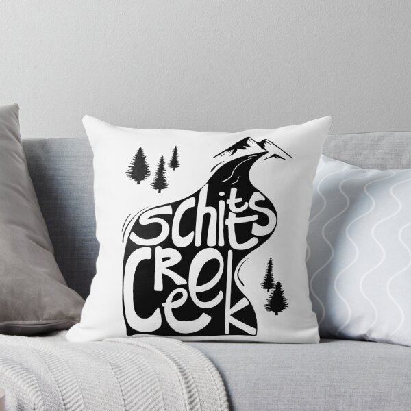 Item preview, Schitt's Creek hand lettering in Creek flowing from Mountains designed and sold by The-Goods.