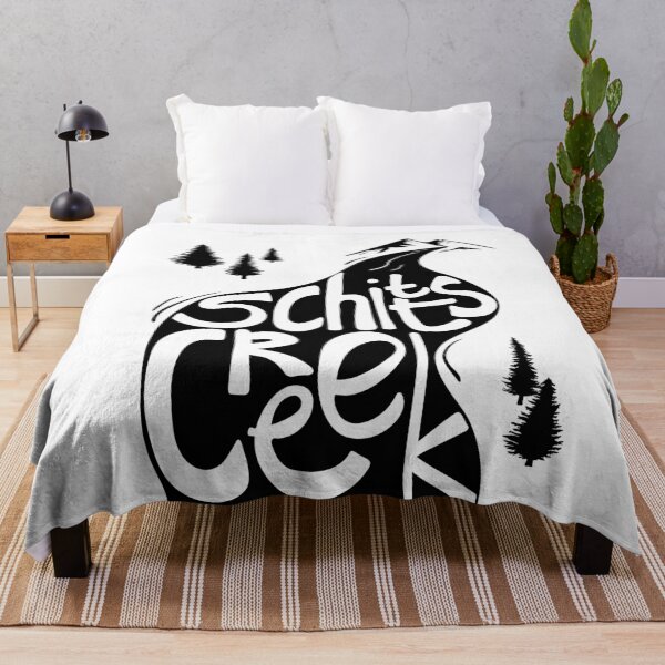 Item preview, Schitt's Creek hand lettering in Creek flowing from Mountains designed and sold by The-Goods.