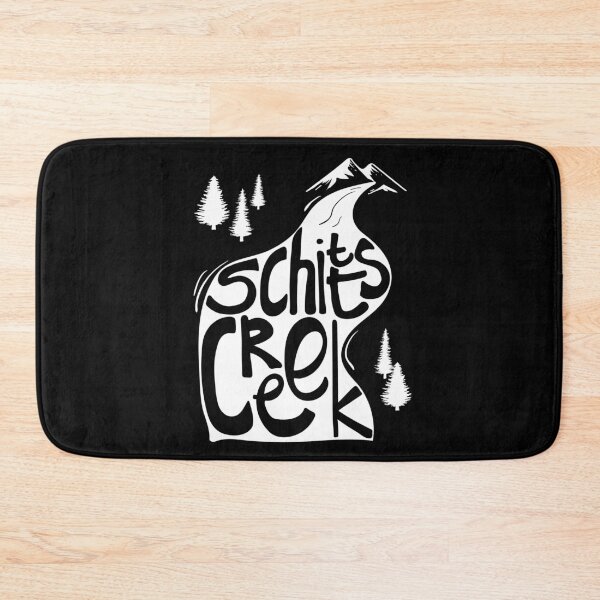 Item preview, Schitt's Creek hand lettering in Creek flowing from Mountains designed and sold by The-Goods.