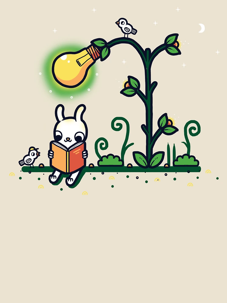 Thumbnail 4 of 4, Relaxed T-Shirt, Lightbulb designed and sold by Randyotter.