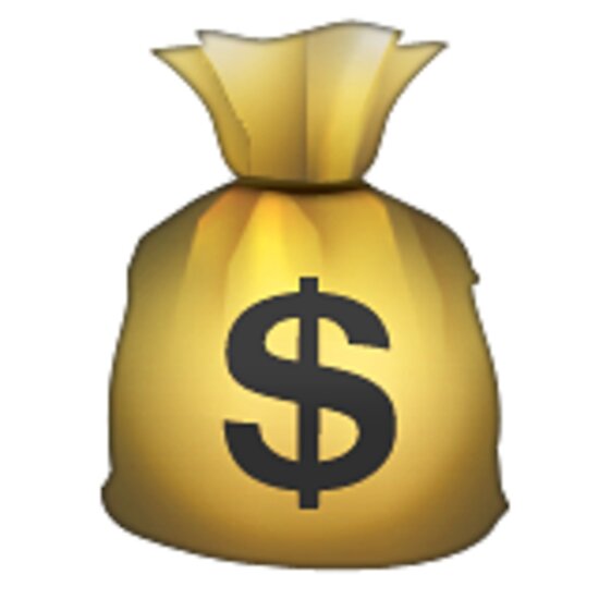 Póster «Bolsas de dinero Emoji» de nojams Redbubble