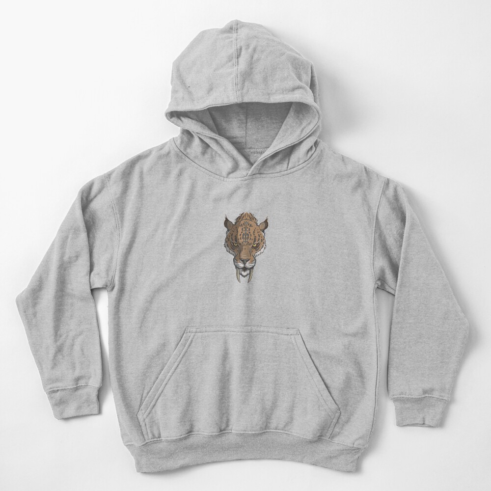 Sabre-toothed Tiger Kids Pullover Hoodie
