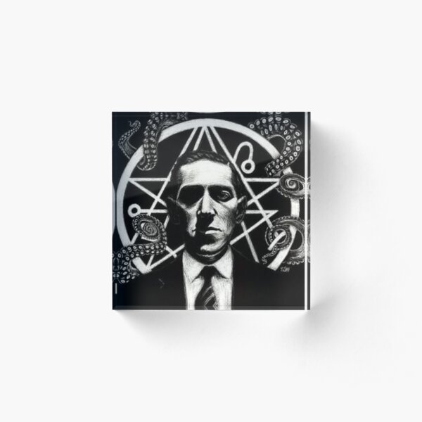 H P LOVECRAFT Acrylic Block