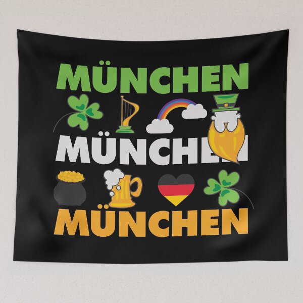 Artikelvorschau, München Irish Pride German City entworfen und verkauft von elhefe.