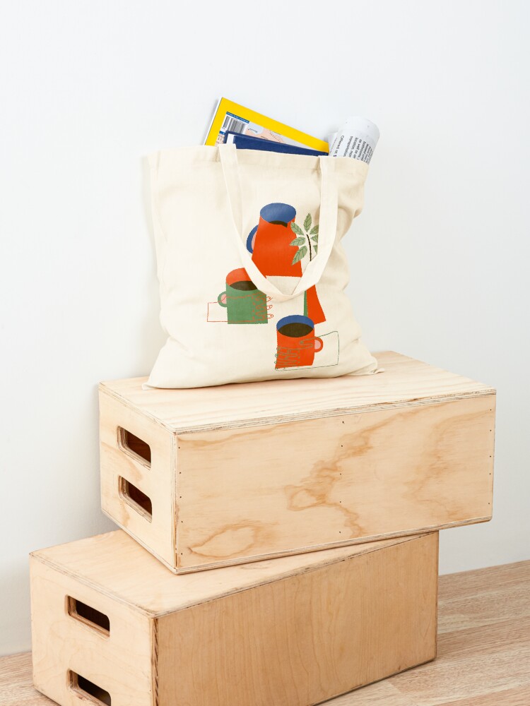 Thumbnail 4 of 5, Tote Bag, Morning Coffee designed and sold by nabilburias.