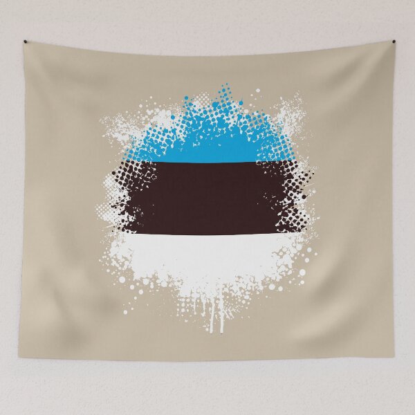 Item preview, Flag of Estonia - Splat designed and sold by pixelinga.