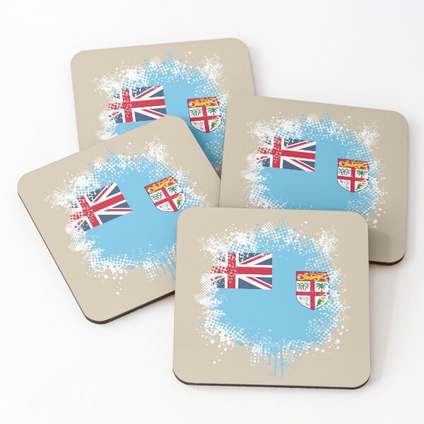 Item preview, Flag of Fiji - Splat designed and sold by pixelinga.