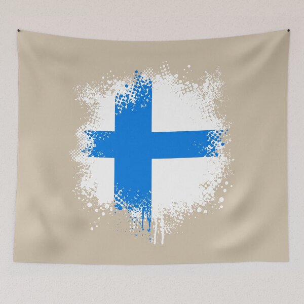 Item preview, Flag of Finland - Splat designed and sold by pixelinga.