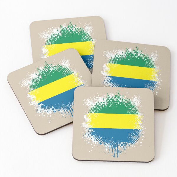 Item preview, Flag of Gabon - Splat designed and sold by pixelinga.