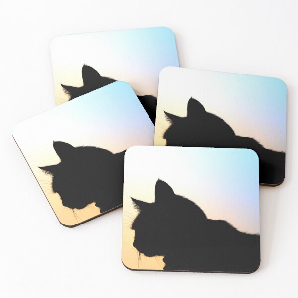 Item preview, Sun-kissed Kitty Silhouette Portrait designed and sold by briana-rose.