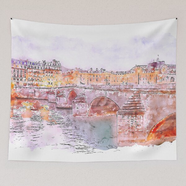 Item preview, Paris Cityscape designed and sold by AM FineArtPrints.