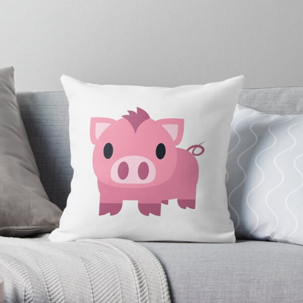 Pig deals emoji pillow