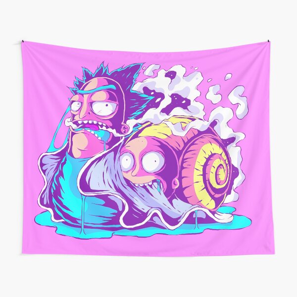 Rick and Morty Multiverse Snail Tapestry