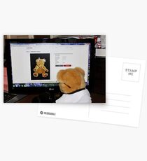 Cyber Teddy Postcards