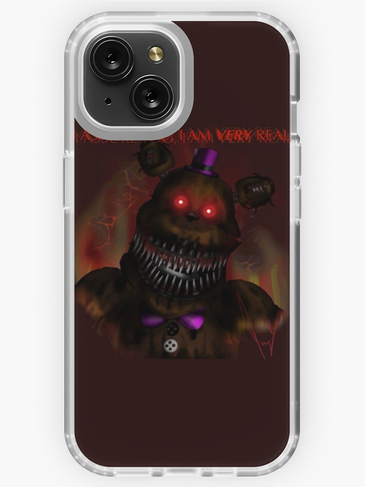 I am real” FNAF UCN Nightmare Fredbear iPad Case & Skin for Sale by  terrieberrytont